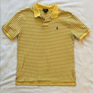 Polo by Ralph Lauren Yellow and Navy Striped Polo Boy’s Shirt